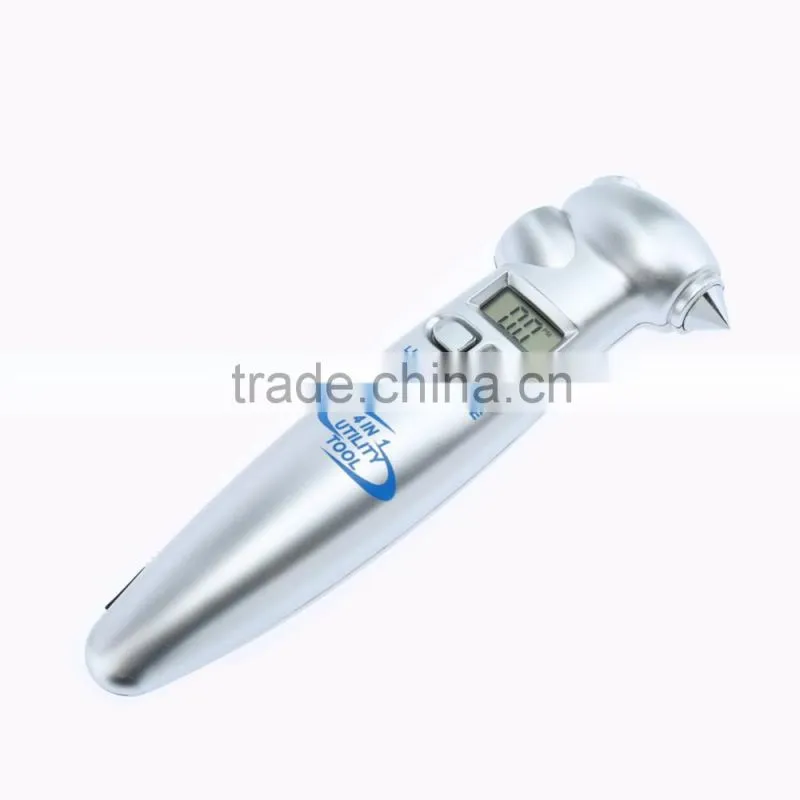 LCD Digital Tire Gauge 4 in 1 Function