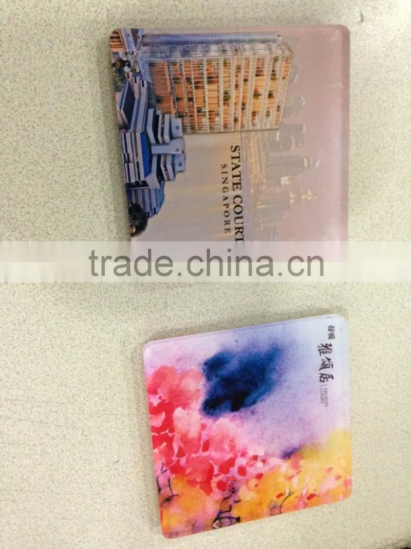 custom acrylic photo coaster