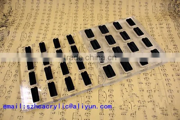 acrylic finger ring tray