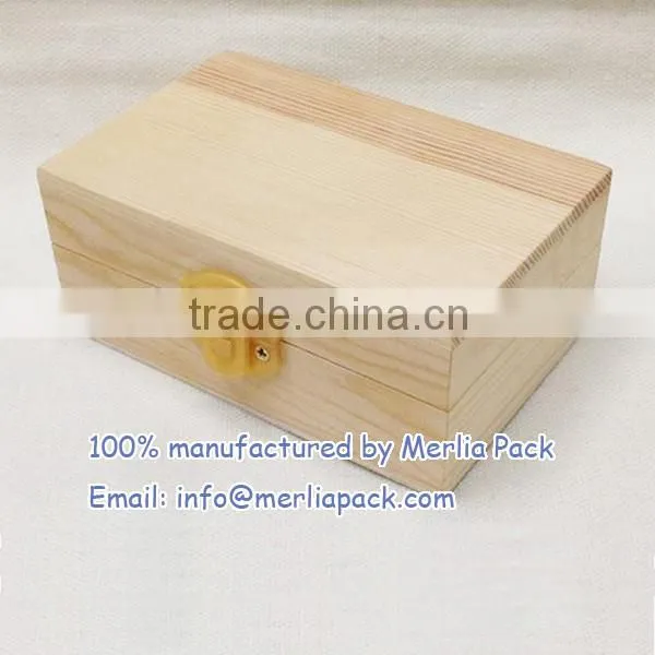 Plastic Clasp Latches Treasure Chest Wooden Coin Box Hard Wood Money Bank Piggy Bank Box