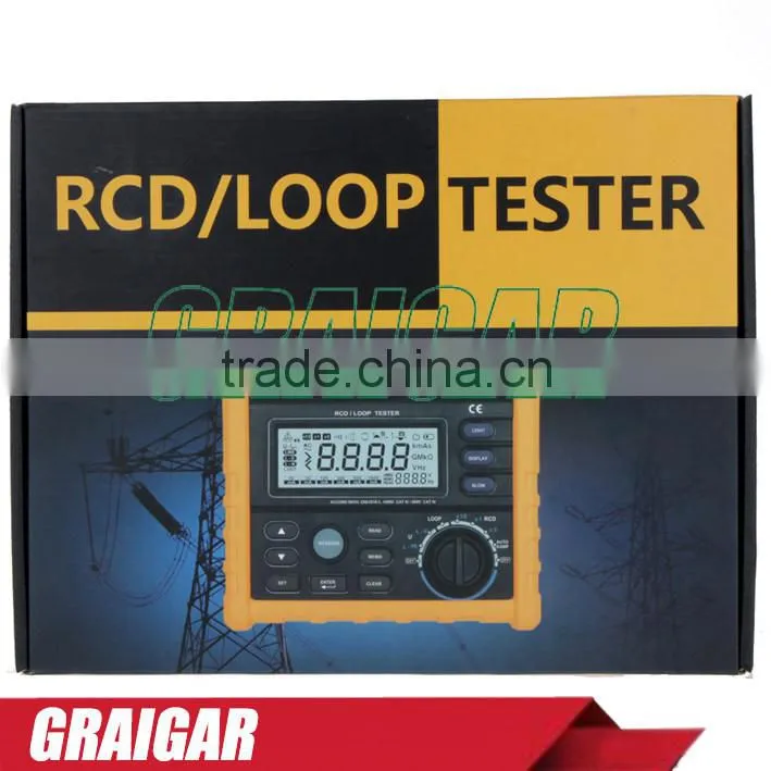 HYELEC MS5910 RCD Loop Tester Multimeter for GFCI Loop Resistance Testing