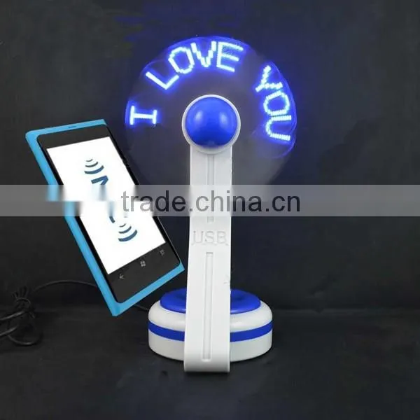 Summer 2016 LED Message Mini USB NFC Fan