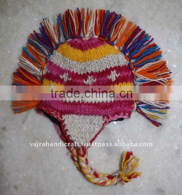 Knitted Mohawk Hat