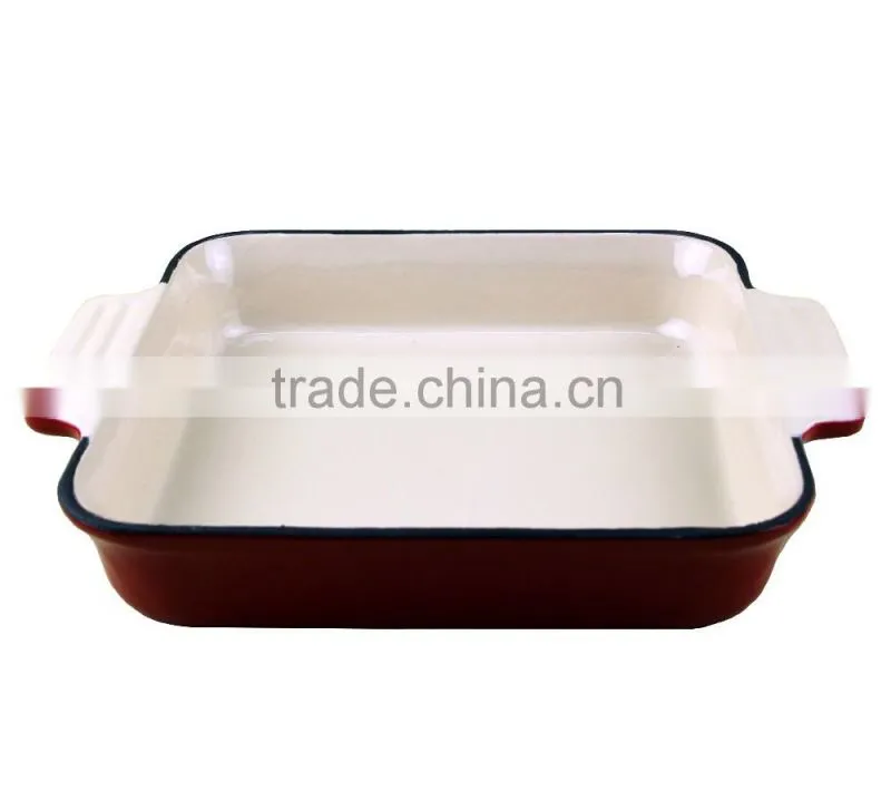 enamelled cast iron roaster pans