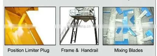 JS750 twin shaft concrete mixer machine