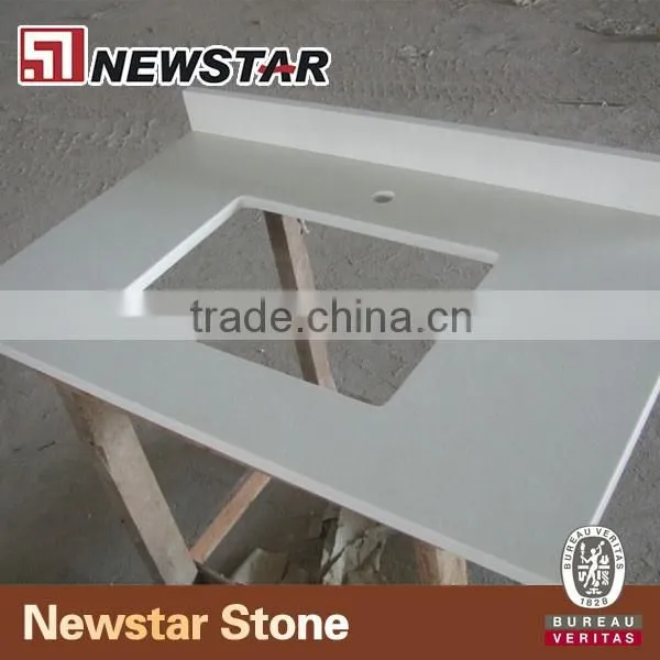 Newstar custom bathroom countertop,quartz vanity tops