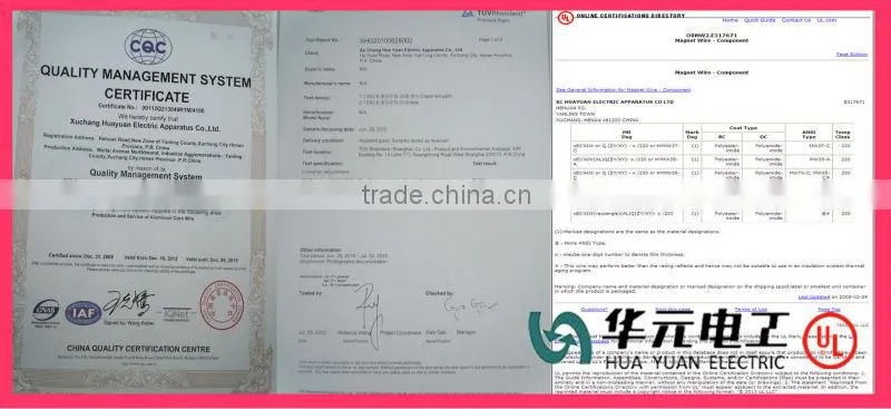 polyimide flat enameled copper wire piw