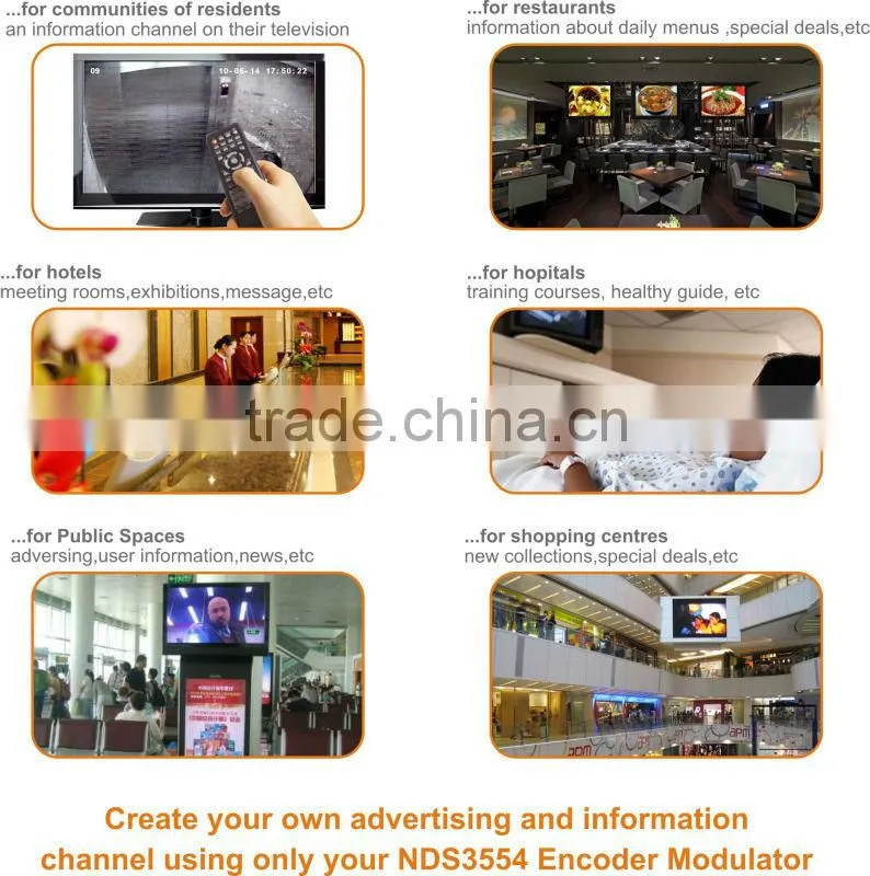 CVBS to digital rf converter