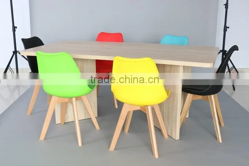 High Quality Beech Legs PU Emes Dining chair, Dining Room Chair Design