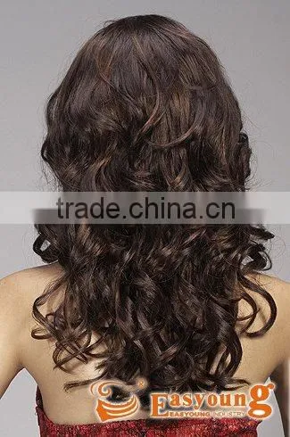 Lace front wig synthetic wig wholesale, silk top lace wig