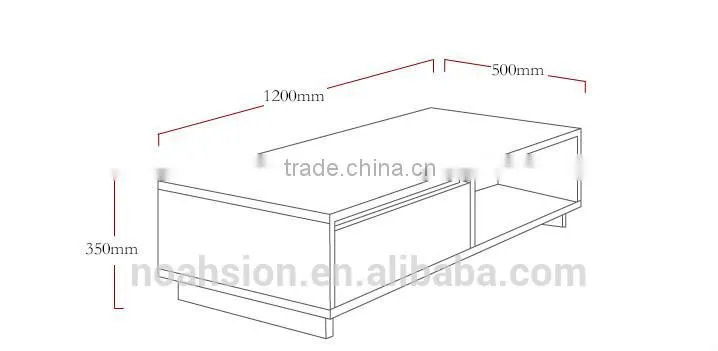 wood coffee table