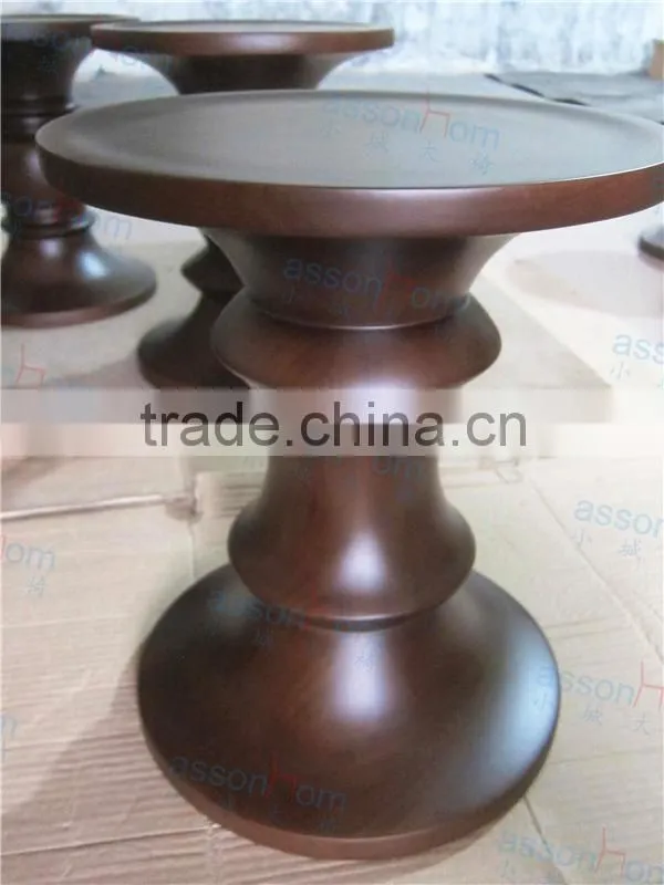 Charles and Ray Stool Solid Wood Stool