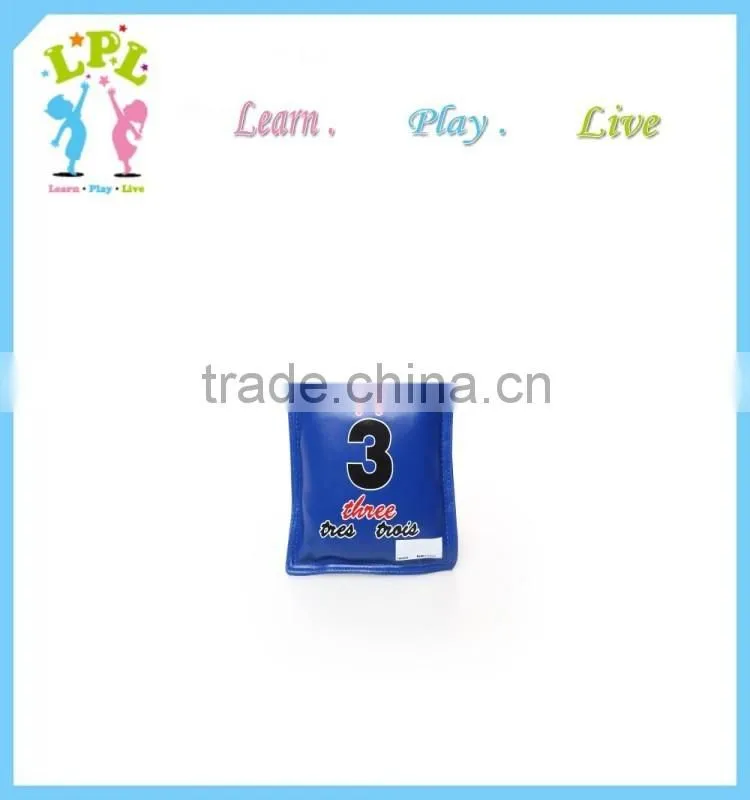 Customized logo printing rectangle hacky sack, best toy for kid game