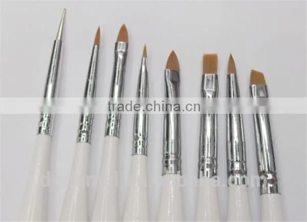 Nylon hair wood handle Nail Painting Brush