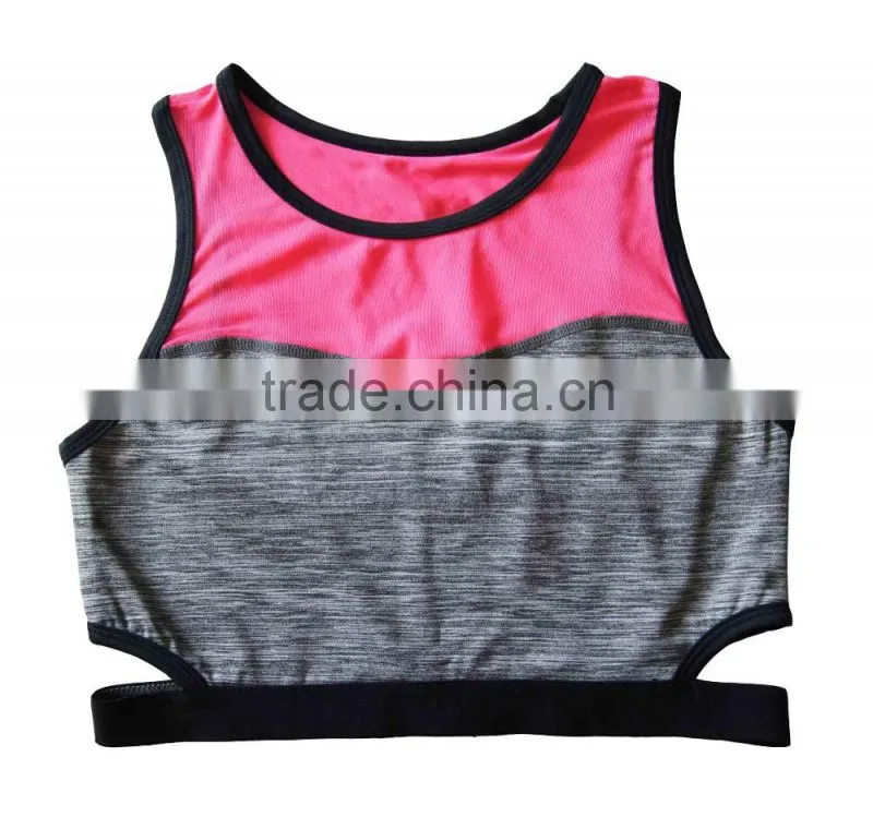 2016 hot wholesale and custom sports wear latest designer lycra gym yoga sports bra for women