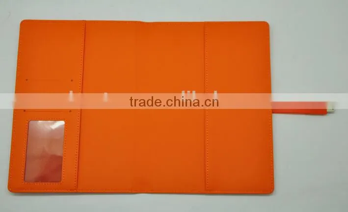 Diary with usb for promotional event embossing your logo on diary usb