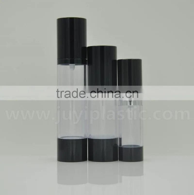 Plastic cosmetic bottles, airless pump bottles for packaging,plastic bottles