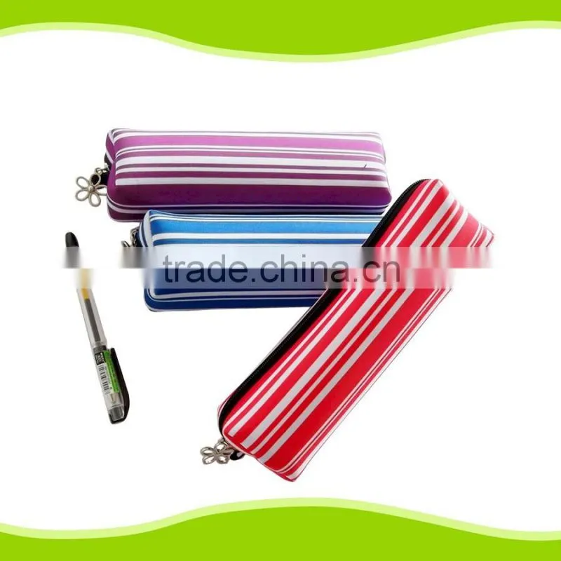 Fashionable neoprene promotional Pencil case for kids