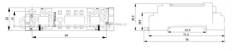 Relay Socket PYF08A-E