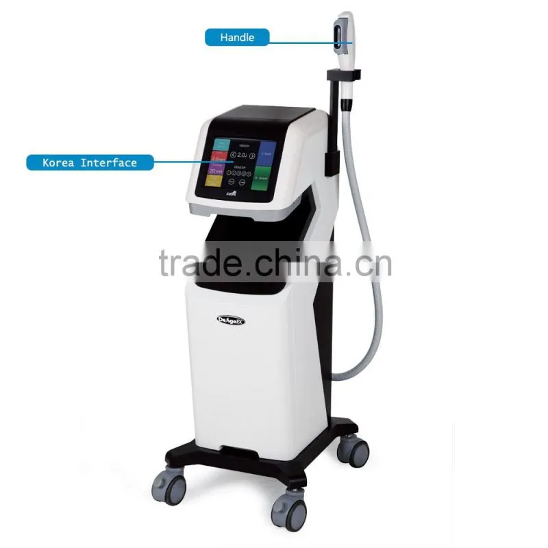 4 tips HIFU Machine Removal Double Chins Professional Clinic HIFU Machine with Teaching Video
