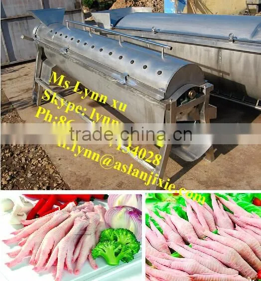 chicken feet peeling machine /chicken feet processing machine line