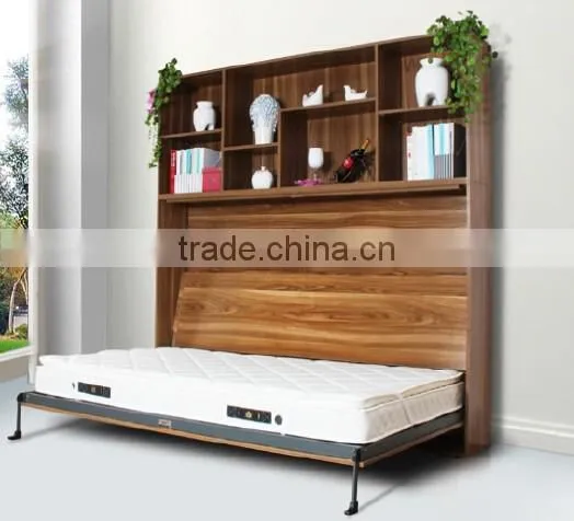 side mounted pull down bed system wall bed murphy bed machanism