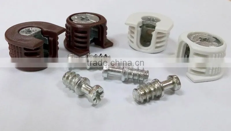 Furniture Hardware Plastic Screw Shelf Support