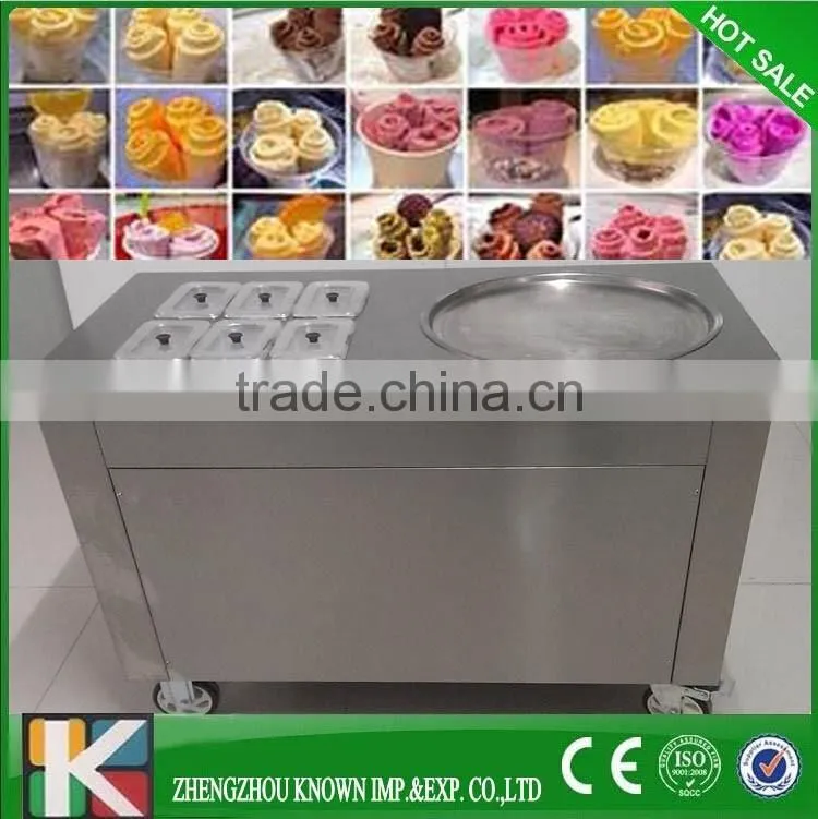 factory supply fried ice cream machine, ice cream fried machine, commercial fried ice cream machine