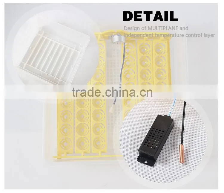 HHD 96% Hatching Rate Cheap and High Quality Chicken Duck Goose Parrot Small Birds Ostrich Egg Incubator Hatching 50 Eggs