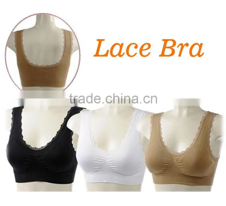 Factory Wholesale Seamless Lace Bra Hot Sexy Women Sports Bra