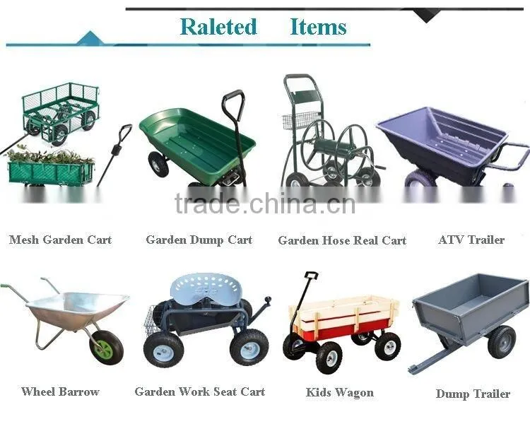 100L Heavy Construction Equipment Wheelbarrow