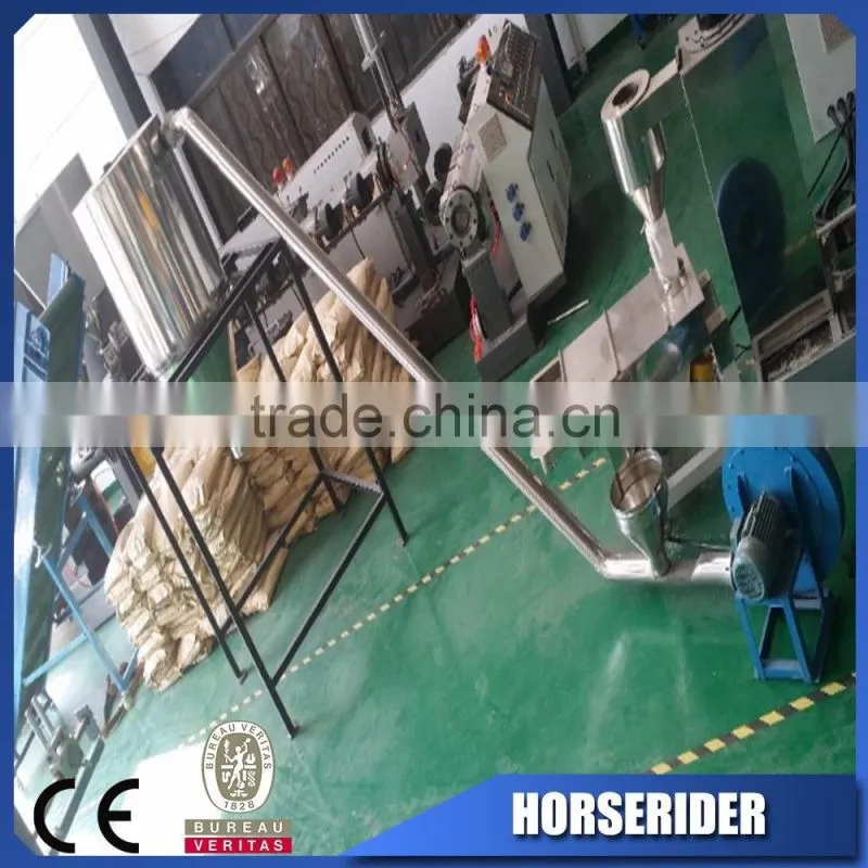 waste plastic pc defroster granulator pelletizing recycling line/pc windshield heater scraps grinding recycling plant