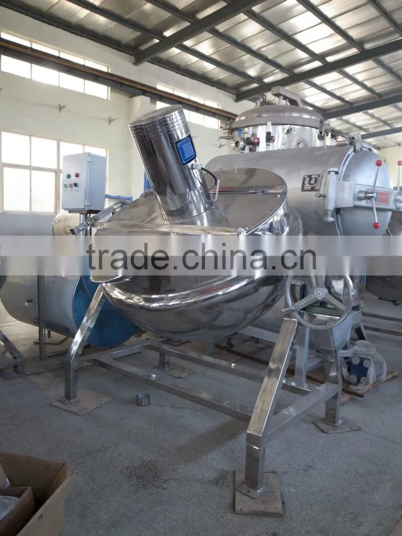Steam boiler with paddle mixer system