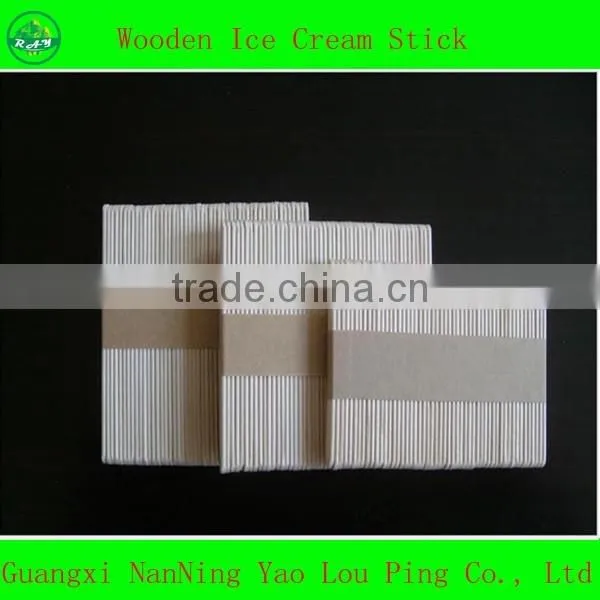 Hot Sell 114mm Individually Wrapped With Paper Ice Cream Spoon