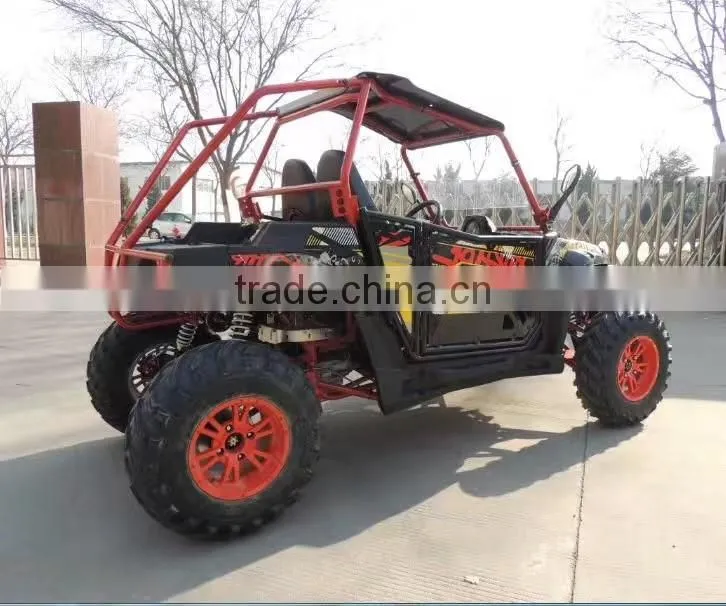 2017 Newest color-process 400cc go kart with LED roof lights (TKG400-A4)