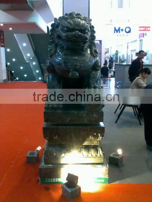 indoor decorative carved green jade rabbit sculpture(20 years factory)