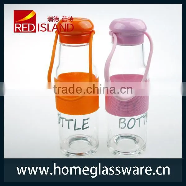 glass manufactory supply Outdoor Protable Water Drink Bottle Tea Infuser Maker Cup for Travel New