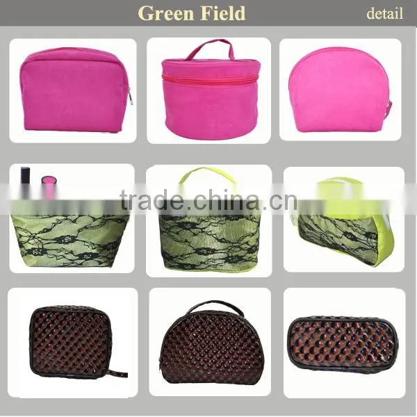 Competitive price clear cosmetic bag with handle