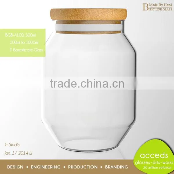 Wholesale Handmade Glass Jars for Honey