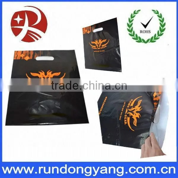 plastic carrier Bag t-shirt bag on roll