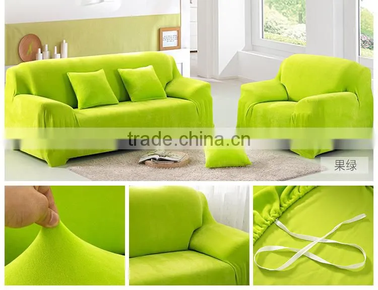 wholesale quality Autumn winter elastc flannel fabric protective sofa cover LQ-SC100