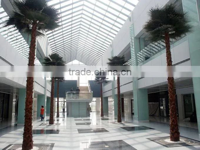Factory specially artificial palm tree leaf for park landscaping decoration,palm leaf basket