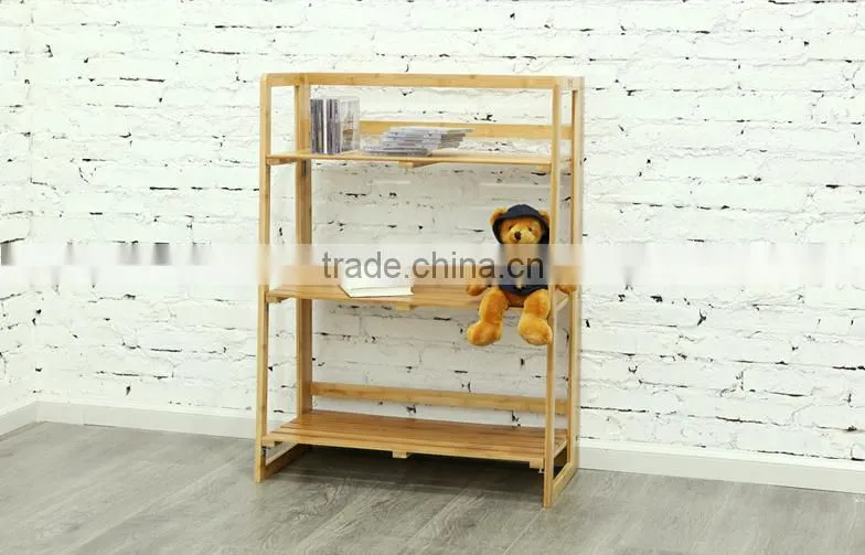 Top quality wholesale four floor doll storage rack, book storage rack