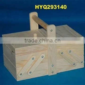 Wooden Sewing Box