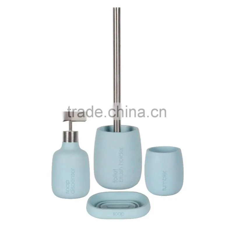 Hot sale 4pcs bathroom sets ,soap dish,tumbler,toothbrush holder,lotion dispenser