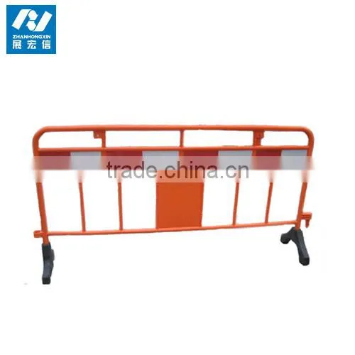 safety barriers for work with escalators with logo on