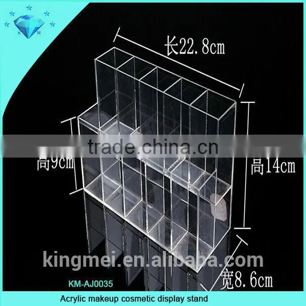 Acrylic jewelry store display cases
