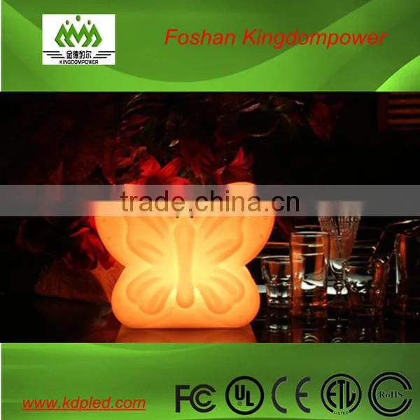 Cordless rechargeable home decoration led butterfly light