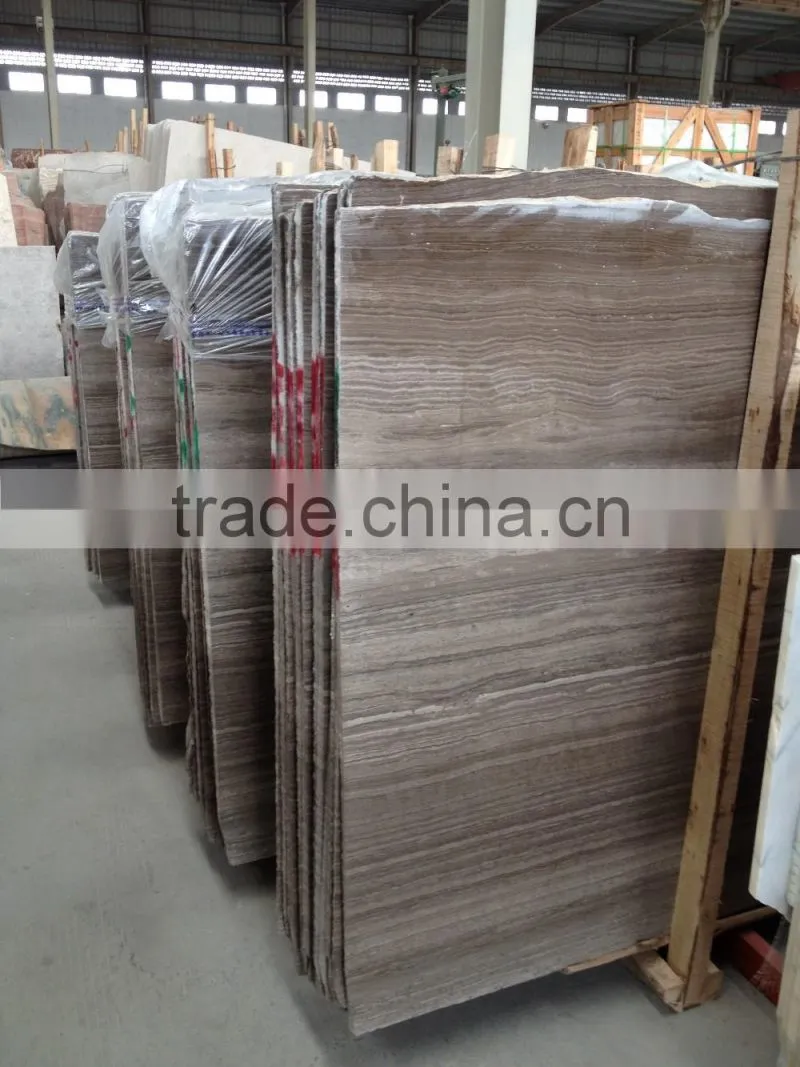 Coffee Brown Wooden vein marble tiles and slabs