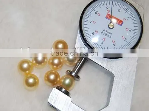 high luster AAA 9-10mm golden tahitian loose pearls